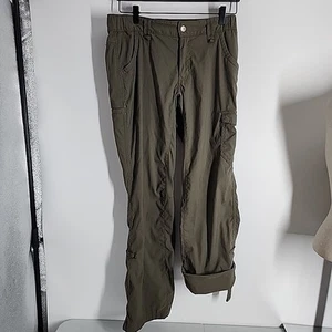 Duluth Trading Co. Womens 6x31 Dry On The Fly Roll Up Cargo Pants Green - Picture 1 of 9