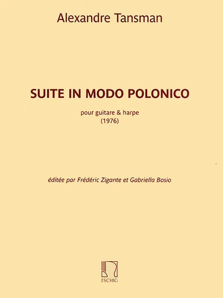 Alexandre Tansman Suite in modo polonico Guitar & Harp Classical Sheet Music - Image 1 of 1