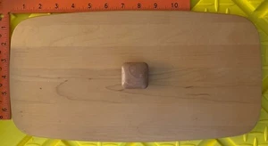 Longaberger Basket Lid - Large With Knob Handle - Picture 1 of 3