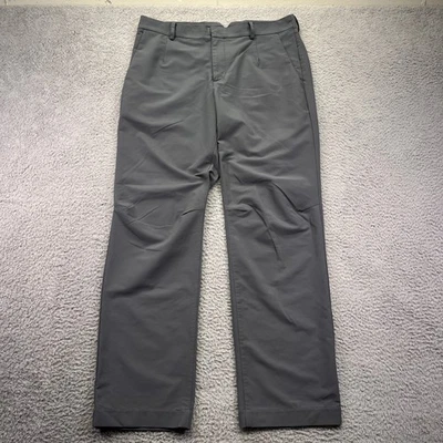 耐克 Tiger Woods Collection 高尔夫裤男式 32x30 灰色运动性能 — 第 1/4 张图片