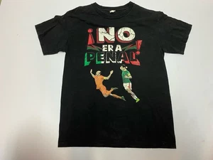 No Era Penal Soccer TShirt Mexico Netherlands Football 2014 Penalty Mens Small - Picture 1 of 5