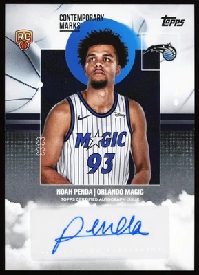 2025 Topps Noah Penda #CM-NP Contemporary Marks AUTO - Image 1 of 2