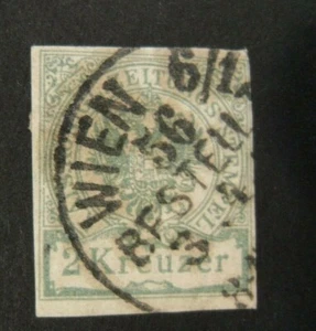 ÖSTERREICH, OSTERREICH KAISERREICH 1890 " Adler .Steuermarken x Zeitungen " 2K. grün gebraucht - Bild 1 von 1