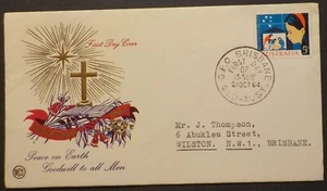 1964 Christmas.Wesley First Day Cover.GPO Brisbane.Qld(LotE1123923266) - Picture 1 of 2