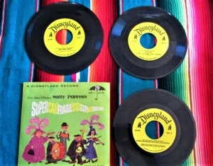 Vintage 1964 Walt Disney Mary Poppins 45 RPM Record LG-781 Picture Sleeve LG 780 - Picture 1 of 4