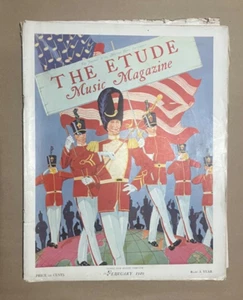VINTAGE THE ETUDE MUSIC MAGAZINE FEB. 1929 - Picture 1 of 3