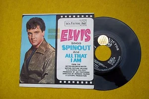 ELVIS PRESLEY Spinout / All That I Am SPAIN edit PROMO (VG+/VG+) 1966 7" Ç - Picture 1 of 2