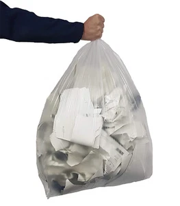 100 x Schwerlast Klar Müllbeutel Liner Abfall Müllsäcke 150L Kapazität 20x34x44" - Bild 1 von 6