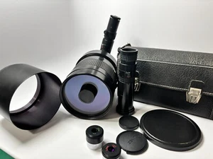 РУБИНАР VTG Russian Soviet MC Rubinar Makpo 10/1000 1:4 Macro lens Telephoto - Picture 1 of 24