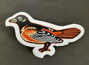 BALTIMORE ORIOLES LARGE BIRD MLB PATCH white - Picture 1 of 2