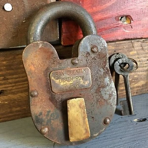 Antique Finish 5" San Quentin Death Row Cast Iron Working - Picture 1 of 3