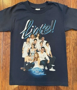 AMERICAN IDOLS LIVE 2010-navy youth Med concert tee-EUC - Picture 1 of 5