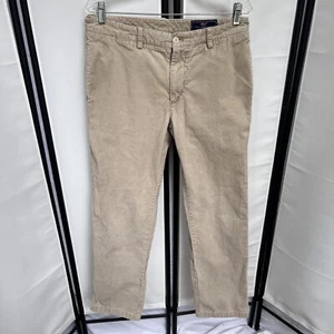 Vineyard Vines Mens 33x31 Beige Corduory Pants Straight Leg B1 - Picture 1 of 8