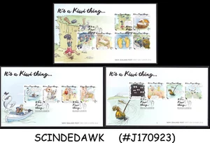 NEUSEELAND - 2016 IT'S A KIWI THING - 3ER SET FDC - Bild 1 von 1