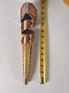 Large 13” Samuel Adams Seasonal Octoberfest Wooden Beer Tap Handle Spiral Tapper - Picture 1 of 6