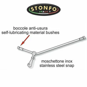 STONFO ART 74 cm 10 busta 2 pezzi SPECIALE FEEDER ANTI TANGLE IN PLASTICA - Imagen 1 de 1