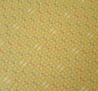 31" Reflections Gudrun Erla Red Rooster Coral Green White Gold Geometric Print - Image 1 of 3