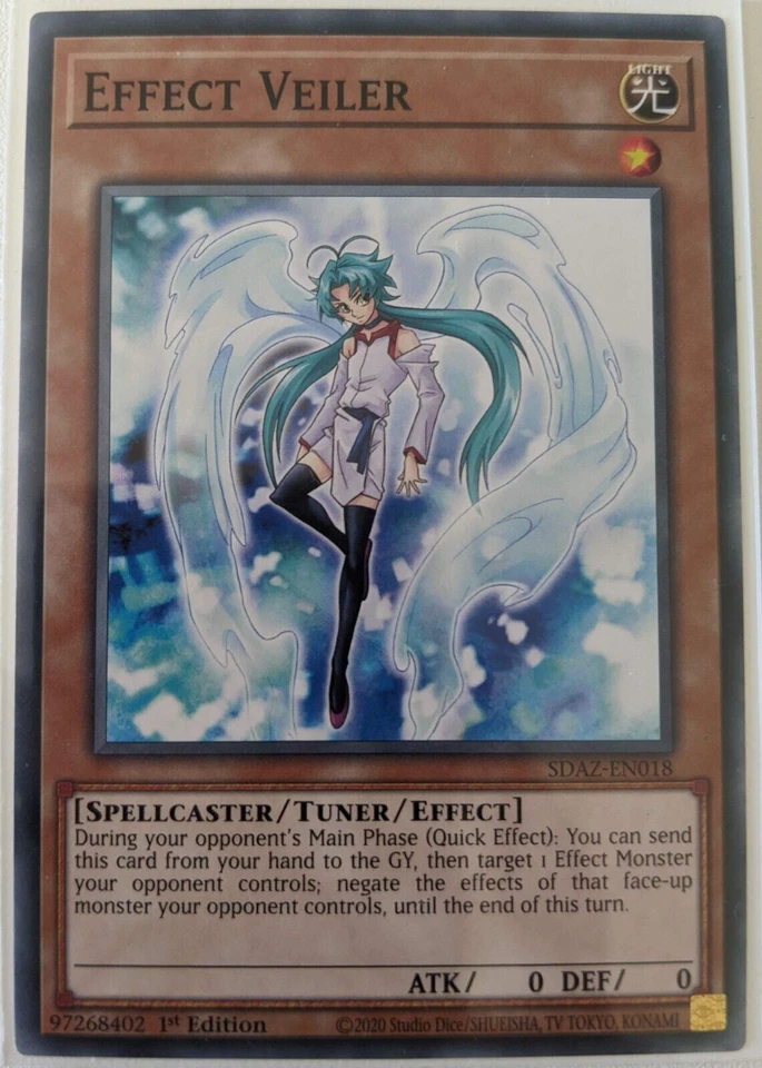 YuGiOh Effect Veiler 1st Edition Various Sets Common - Image 1 of 1