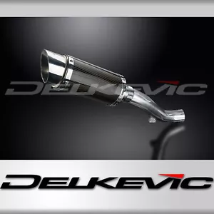 Honda VFR1200F 2010-2015 Delkevic Slip On 8" Round Carbon Exhaust Muffler Kit - Picture 1 of 6