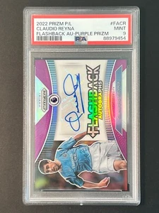 2022 Prizm P/L Claudio Reyna #FACR PSA 9 Flashback Auto Purple /25 - Picture 1 of 3