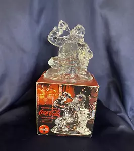 Figura de Papá Noel Crystal Coca Cola 1997 - Imagen 1 de 5