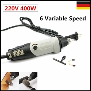 400W Elektrisch Schleifer Bohrmaschine 28000r/min 6 Variable Speed Mini Grinder - Bild 1 von 7