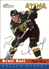 2000-01 Topps Heritage Stars Hockey Card #14 Brett Hull