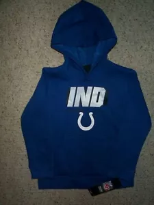 ($40) Indianapolis Colts nfl Jersey Hoodie Sweatshirt YOUTH KIDS BOYS (4-5) - Picture 1 of 2