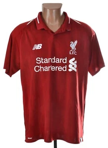 LIVERPOOL 2018/2019 HOME FOOTBALL SHIRT JERSEY SIZE L ADULT NEW BALANCE - Picture 1 of 10