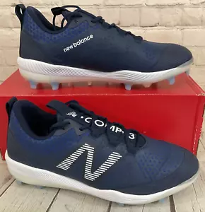 New Balance LCOMPTN3 FuelCell COMPv3 Men's Baseball Cleats Blue White US 13 D - Picture 1 of 15