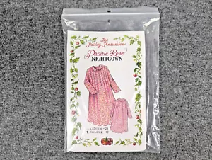 Paisley Pincushion Prairie Rose Nightgown Uncut Sewing Pattern Childs 2-12 - Picture 1 of 2