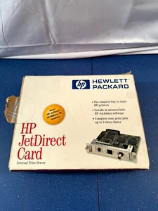 HP J2550-60013 JetDirect Ethernet 10BASE-T Internal Print Server Card | OPEN BOX - Afbeelding 1 van 5