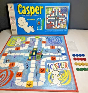 Vintage 1959 Casper The Friendly Ghost Board Game No.4018 Milton Brad Complete - Picture 1 of 13