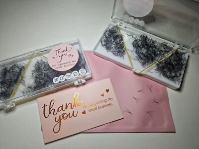 Premade Volume 5D 0.07 12mm  Russian Volume Eyelash Extensions 1000pcs ❤️ — 第 1/3 张图片