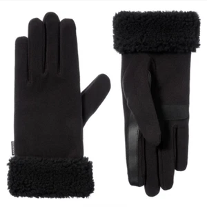 Isotoner Women's Eco Comfort smarTouch Gloves, Black, Small/Medium - Picture 1 of 2