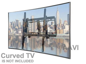 Staffa di montaggio a parete inclinabile per Samsung 4K Flat HD UHD curva Smart 3D LED LCD TV - Foto 1 di 6