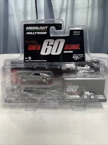 GREENLIGHT GONE IN 60 SECONDS GREEN MACHINE ELEANOR Mustang AND HAULER - Picture 1 of 2