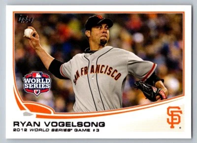 2013 Topps Series 1 Base # 196 - Ryan Vogelsong - San Francisco Giants - Image 1 of 2