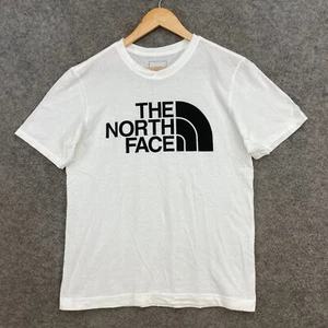 The North Face Mens T-Shirt Size S Small White Short Sleeve Crew Cotton 52135 - Picture 1 of 8