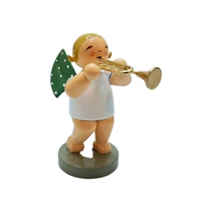 Wendt & Kühn Engel mit Trompete blondes Haar 650/36 Orchesterengel - NEU - Picture 1 of 2