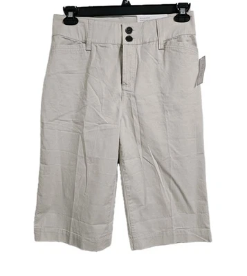 Bermudas Christopher & Banks calce clásico para mujer 6 (30x13) bolsillos tostados nuevos con etiquetas Foto 1 de 4