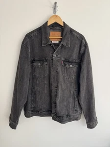 Chaqueta vaquera Levi’s Denim Trucker negra lavada gris XL - Imagen 1 de 14