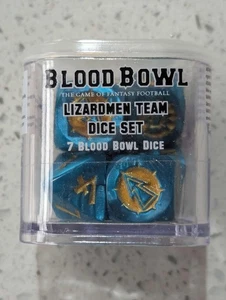 Games Workshop Bloodbowl Lizardmen Dice Cube Set Blood Bowl New BNIB GW OOP - Picture 1 of 5