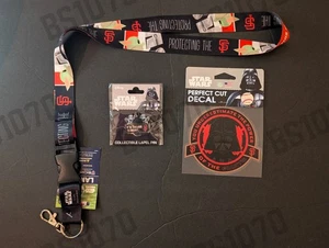 San Francisco Giants Star Wars Darth Vader - Empire Pin / Decal / Lanyard Set - Picture 1 of 5