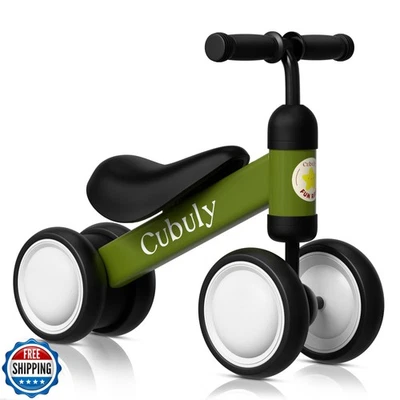 Cubuly Green Baby Balance Bike for 1-3 Year Old Boy Girl Gifts, 12-36 Month T - Image 1 of 4