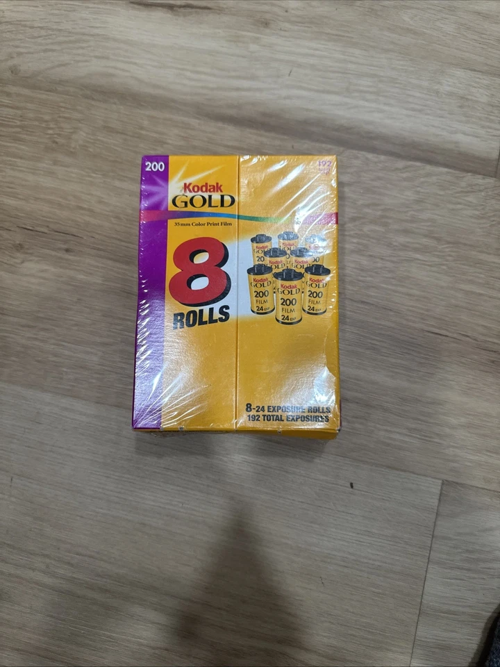 Kodak Gold 8 rollos 35 mm 200 película de impresión en color paquete de 24 exposiciones 8 - 192 caducidad total Foto 1 de 4
