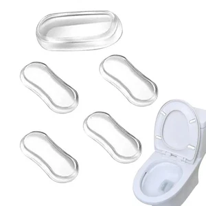 5Pcs Shockproof Toilet Seat Buffer Pad Replacement Toilet Seat Bumper - Picture 1 of 6