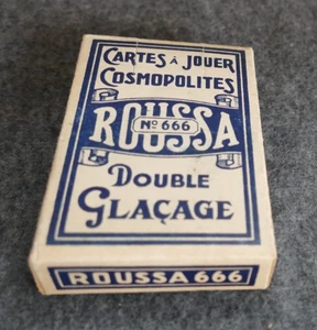 Antique Roussa 666 Playing Cards- circa 1930- Belgian made- Great condition - Picture 1 of 8