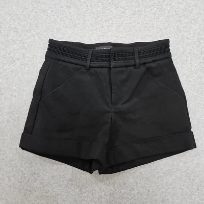 Pantalones Cortos Bebe Mujer Talla 00 Marci Negro Elegante Puño 3" Entrepierna Elastizados Foto 1 de 4