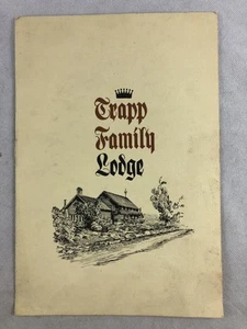 Vintage Trapp Family Lodge Speisekarte, Stowe Vermont - Bild 1 von 4
